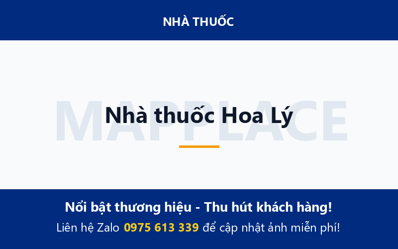 Nhà thuốc Hoa Lý