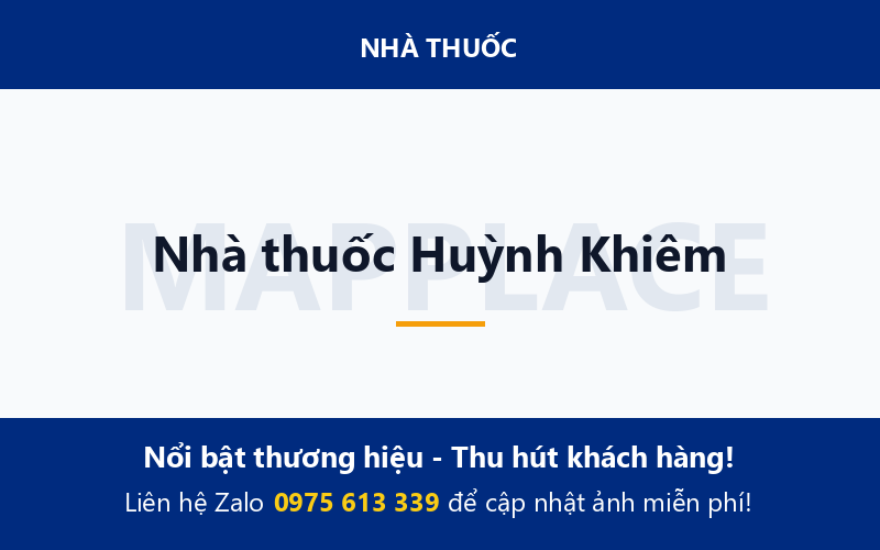 Nhà thuốc Huỳnh Khiêm