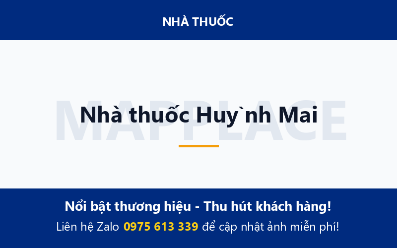 Nhà thuốc Huỳnh Mai