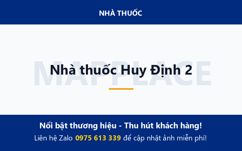 Nhà thuốc Huy Định 2