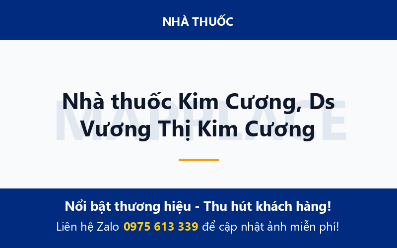 Nhà thuốc Kim Cương, Ds Vương Thị Kim Cương
