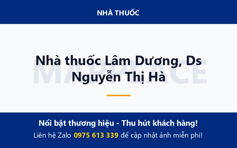 Nhà thuốc Lâm Dương, Ds Nguyễn Thị Hà