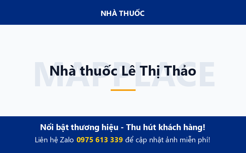 Nhà thuốc Lê Thị Thảo