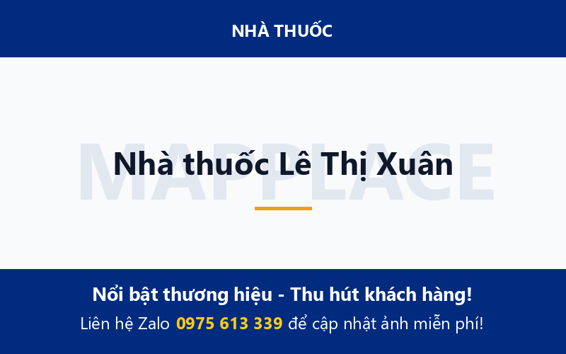 Nhà thuốc Lê Thị Xuân