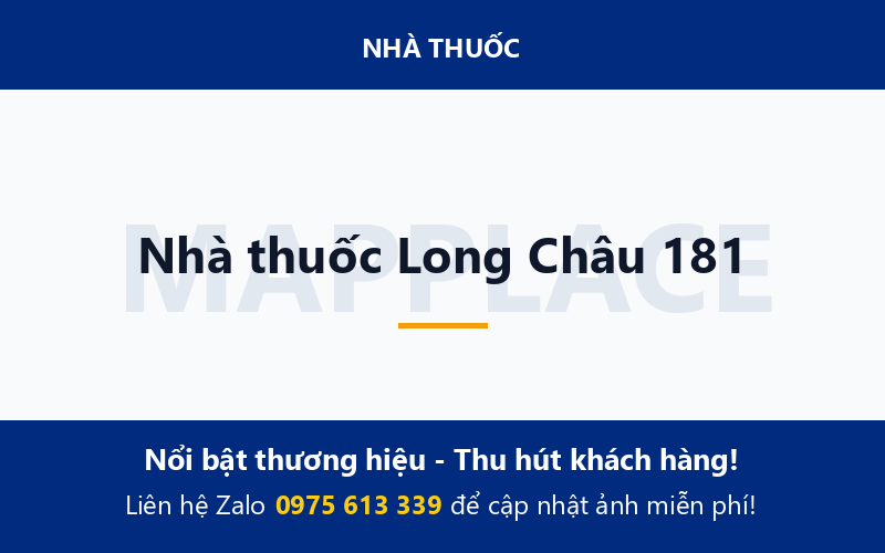 Nhà thuốc Long Châu 181
