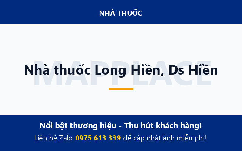 Nhà thuốc Long Hiền, Ds Hiền