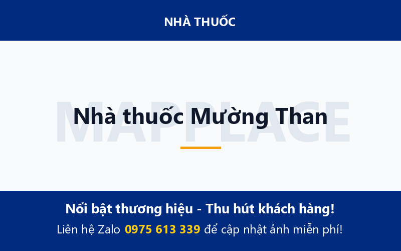 Nhà thuốc Mường Than