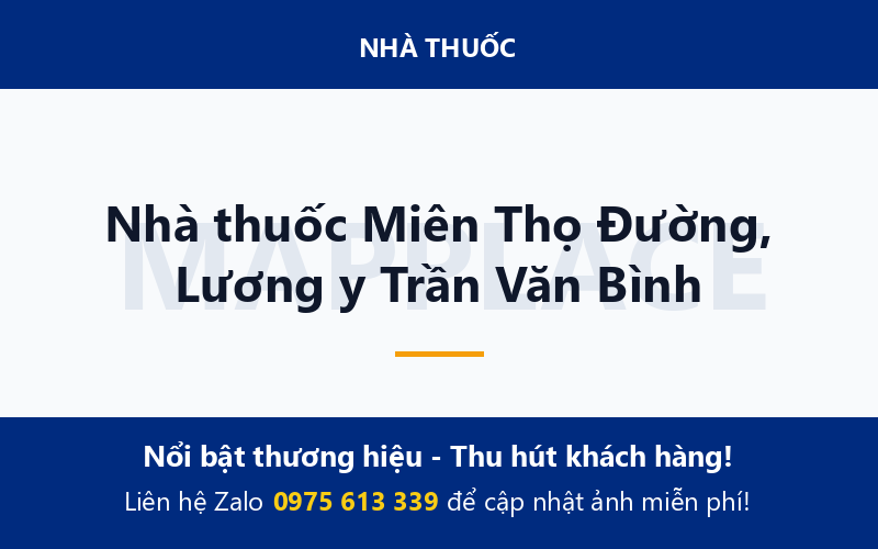 Nhà thuốc Miên Thọ Đường, Lương y Trần Văn Bình