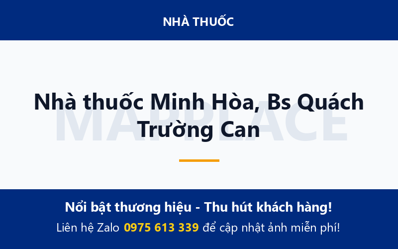 Nhà thuốc Minh Hòa, Bs Quách Trường Can