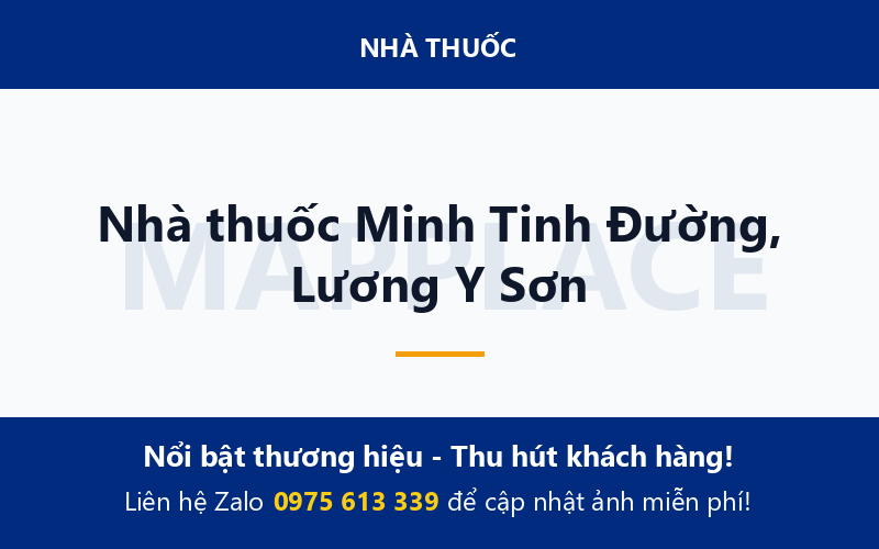Nhà thuốc Minh Tinh Đường, Lương Y Sơn