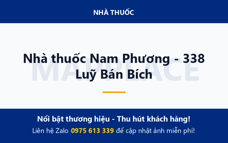 Nhà thuốc Nam Phương - 338 Luỹ Bán Bích
