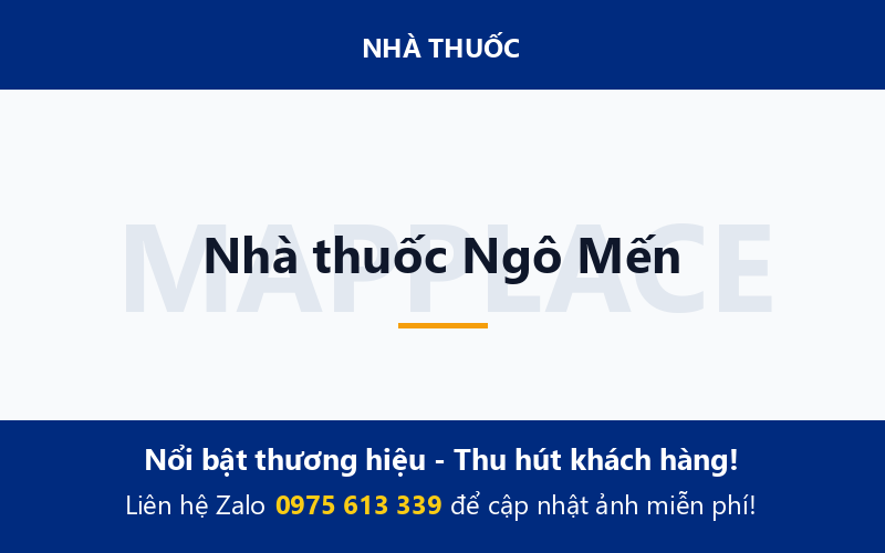 Nhà thuốc Ngô Mến
