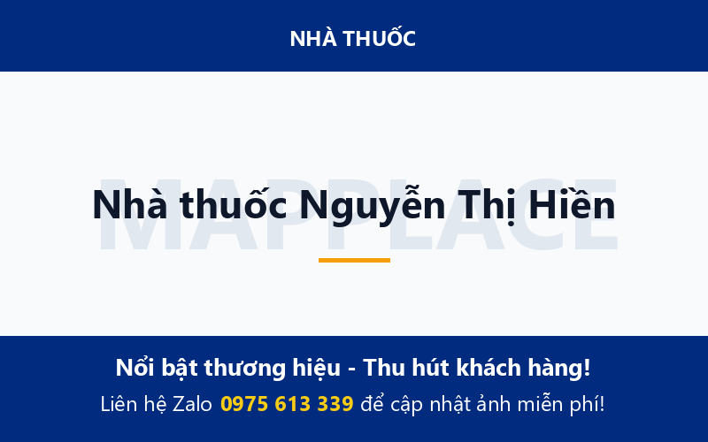 Nhà thuốc Nguyễn Thị Hiền