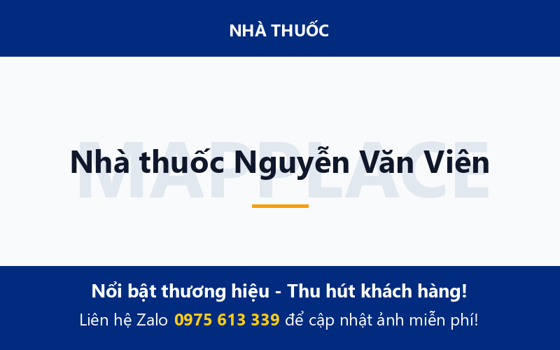 Nhà thuốc Nguyễn Văn Viên