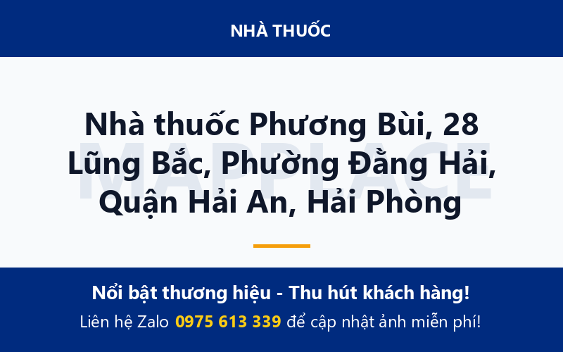 Nhà thuốc Phương Bùi, 28 Lũng Bắc, Phường Đằng Hải, Quận Hải An, Hải Phòng