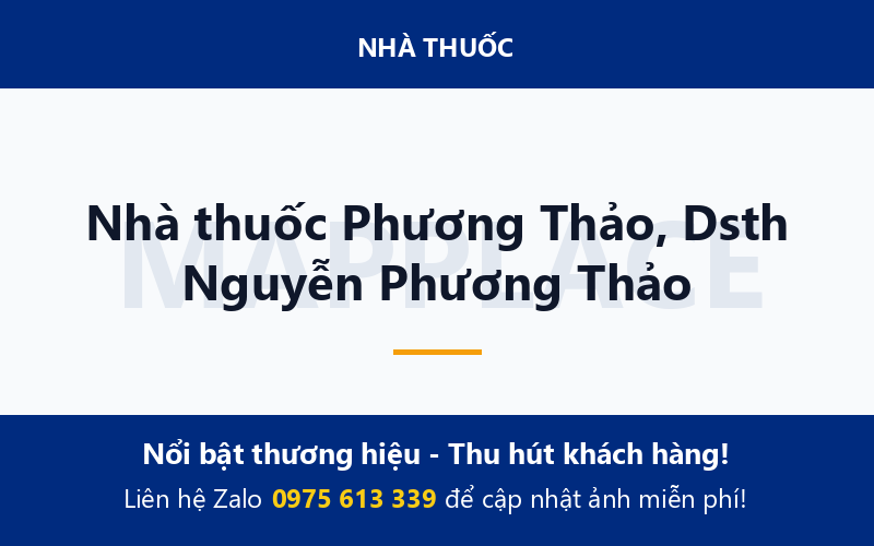 Nhà thuốc Phương Thảo, Dsth Nguyễn Phương Thảo
