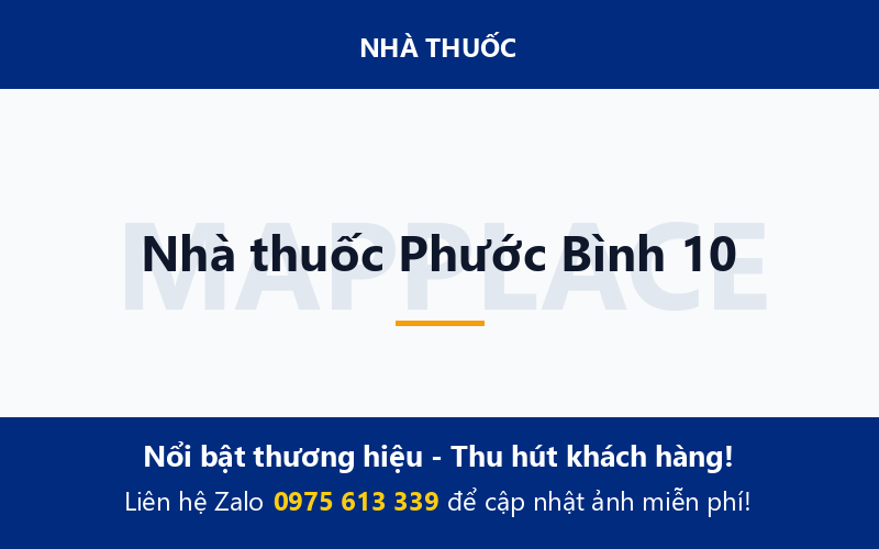 Nhà thuốc Phước Bình 10