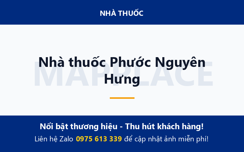 Nhà thuốc Phước Nguyên Hưng