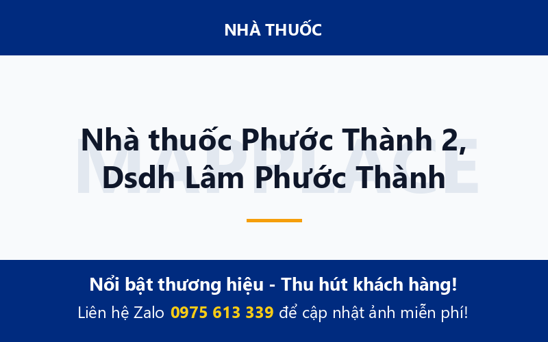 Nhà thuốc Phước Thành 2, Dsdh Lâm Phước Thành