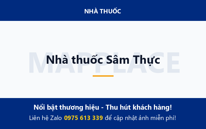 Nhà thuốc Sâm Thực