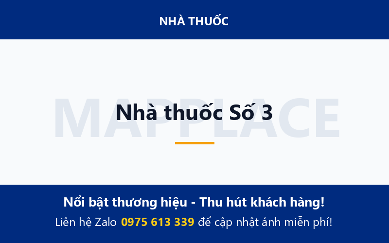 Nhà thuốc Số 3