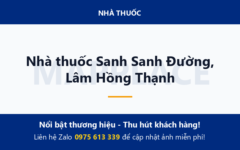 Nhà thuốc Sanh Sanh Đường, Lâm Hồng Thạnh
