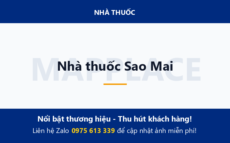 Nhà thuốc Sao Mai
