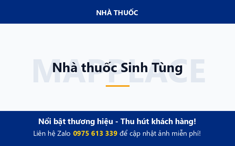 Nhà thuốc Sinh Tùng