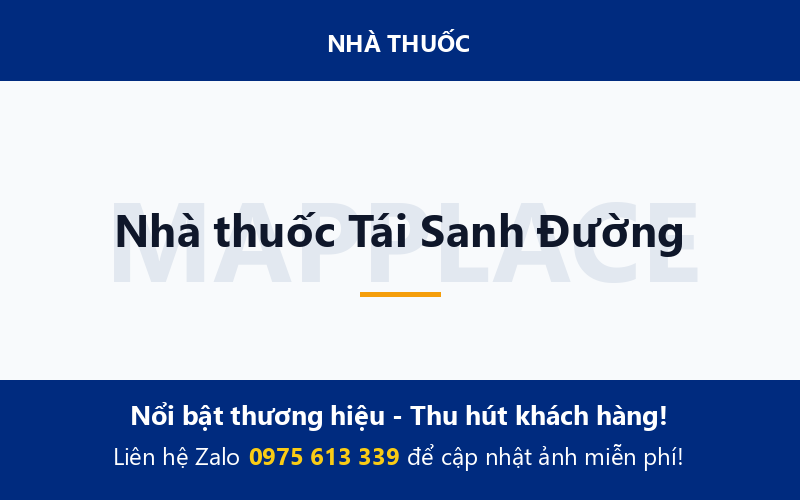 Nhà thuốc Tái Sanh Đường