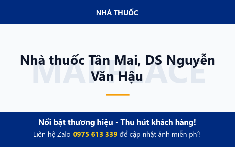 Nhà thuốc Tân Mai, DS Nguyễn Văn Hậu