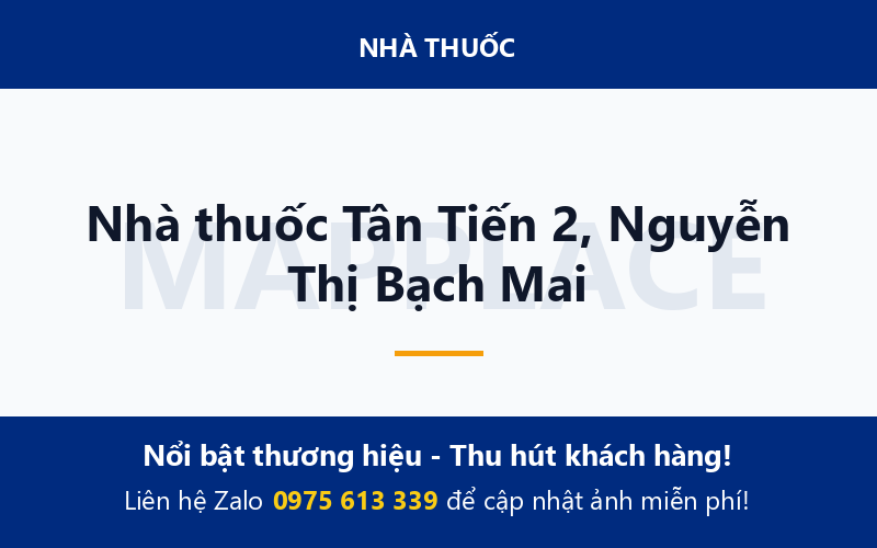 Nhà thuốc Tân Tiến 2, Nguyễn Thị Bạch Mai