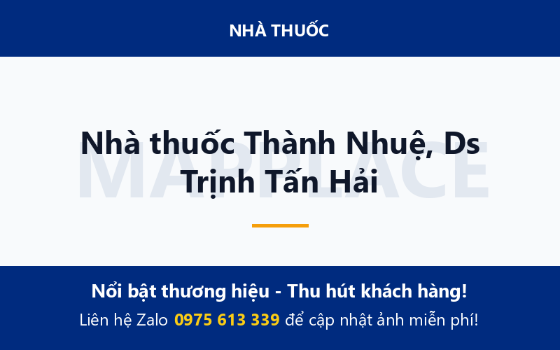 Nhà thuốc Thành Nhuệ, Ds Trịnh Tấn Hải