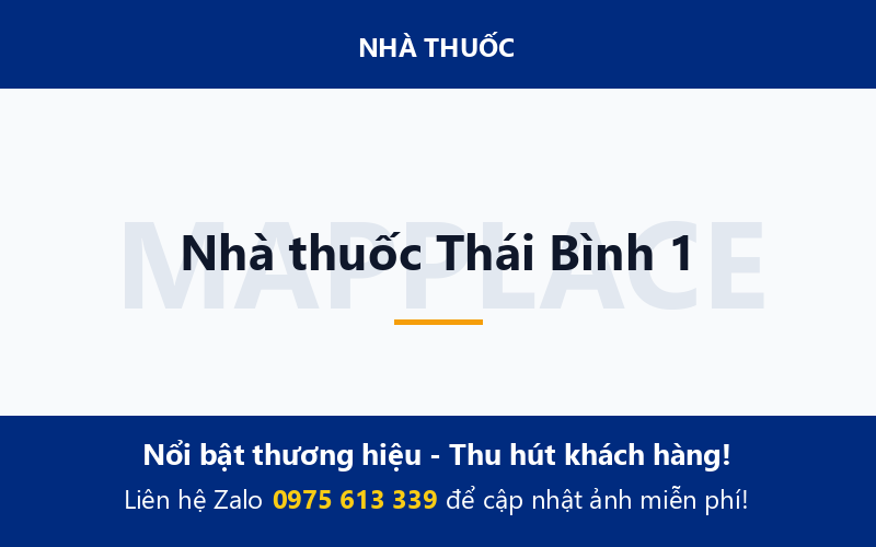 Nhà thuốc Thái Bình 1