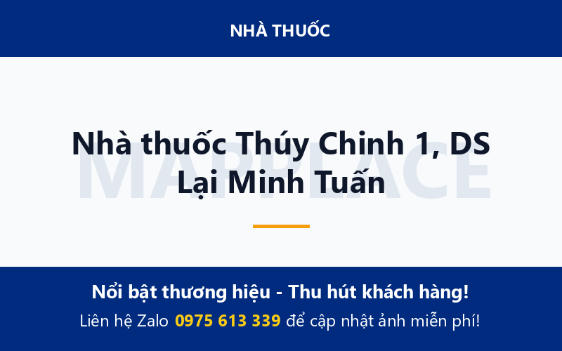Nhà thuốc Thúy Chinh 1, DS Lại Minh Tuấn