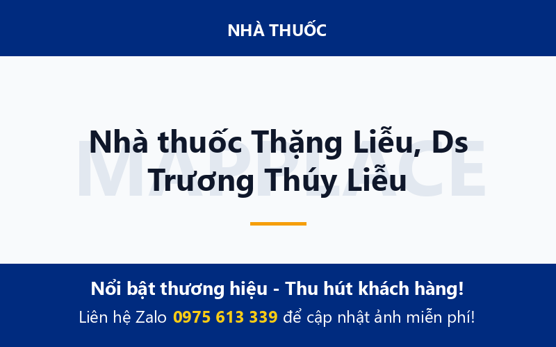 Nhà thuốc Thặng Liễu, Ds Trương Thúy Liễu