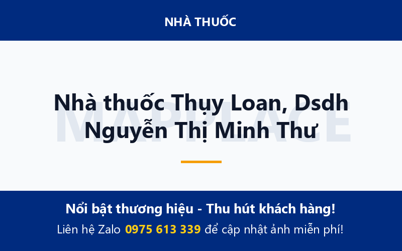 Nhà thuốc Thụy Loan, Dsdh Nguyễn Thị Minh Thư