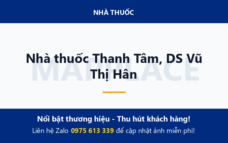 Nhà thuốc Thanh Tâm, DS Vũ Thị Hân