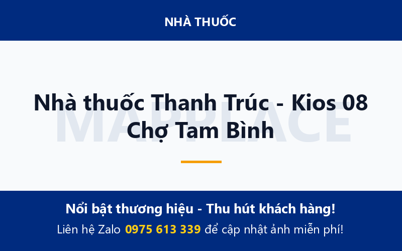 Nhà thuốc Thanh Trúc - Kios 08 Chợ Tam Bình