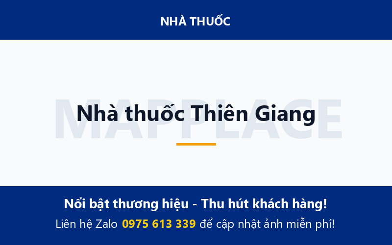 Nhà thuốc Thiên Giang