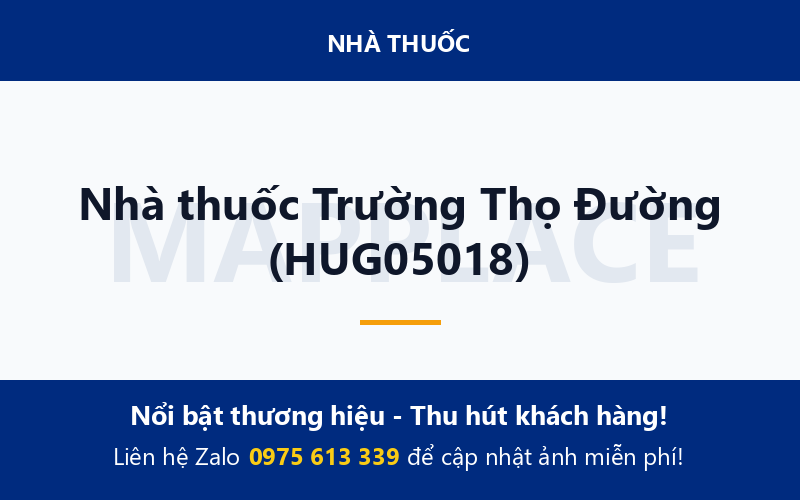 Nhà thuốc Trường Thọ Đường (HUG05018)