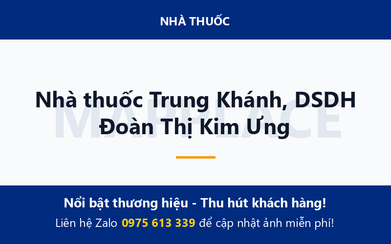 Nhà thuốc Trung Khánh, DSDH Đoàn Thị Kim Ưng