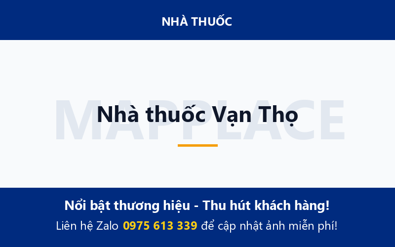 Nhà thuốc Vạn Thọ