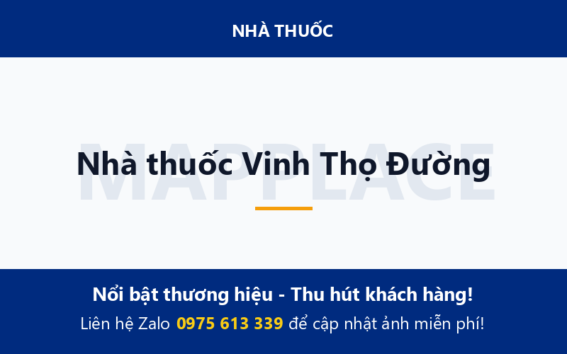 Nhà thuốc Vinh Thọ Đường
