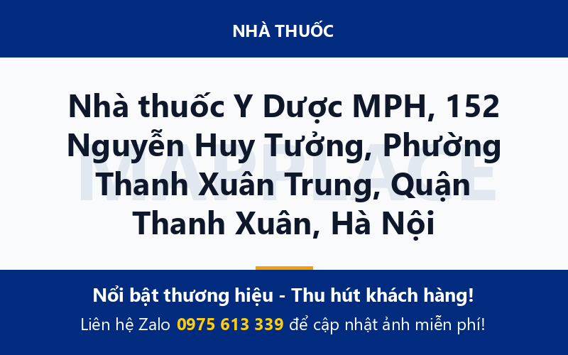Nhà thuốc Y Dược MPH, 152 Nguyễn Huy Tưởng, Phường Thanh Xuân Trung, Quận Thanh Xuân, Hà Nội