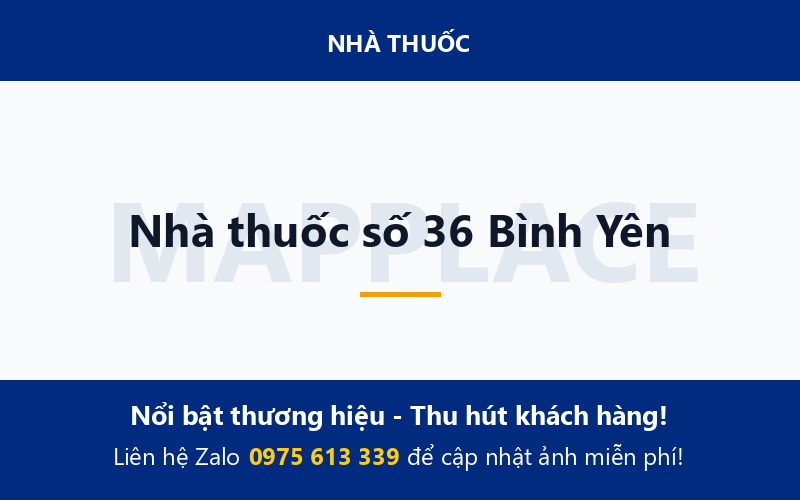 Nhà thuốc số 36 Bình Yên