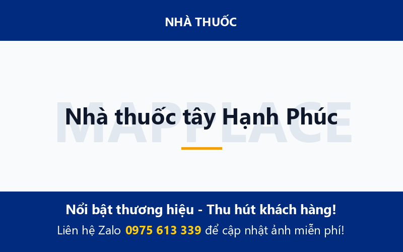 Nhà thuốc tây Hạnh Phúc