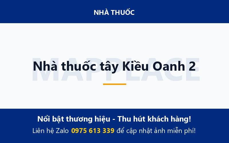 Nhà thuốc tây Kiều Oanh 2