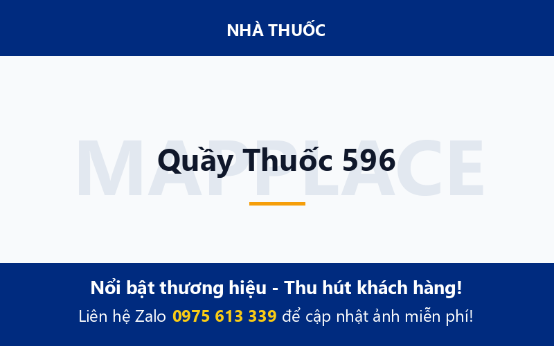Quầy Thuốc 596
