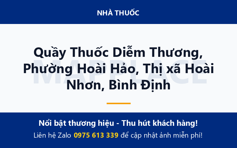 Quầy Thuốc Diễm Thương, Phường Hoài Hảo, Thị xã Hoài Nhơn, Bình Định