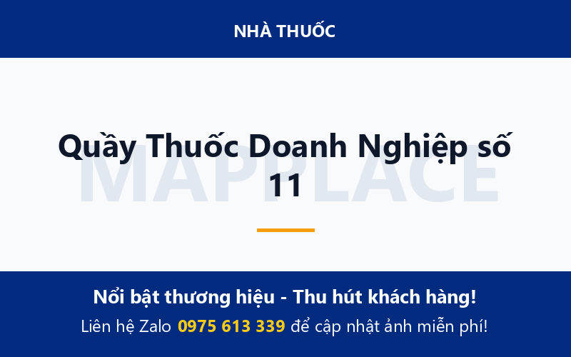 Quầy Thuốc Doanh Nghiệp số 11